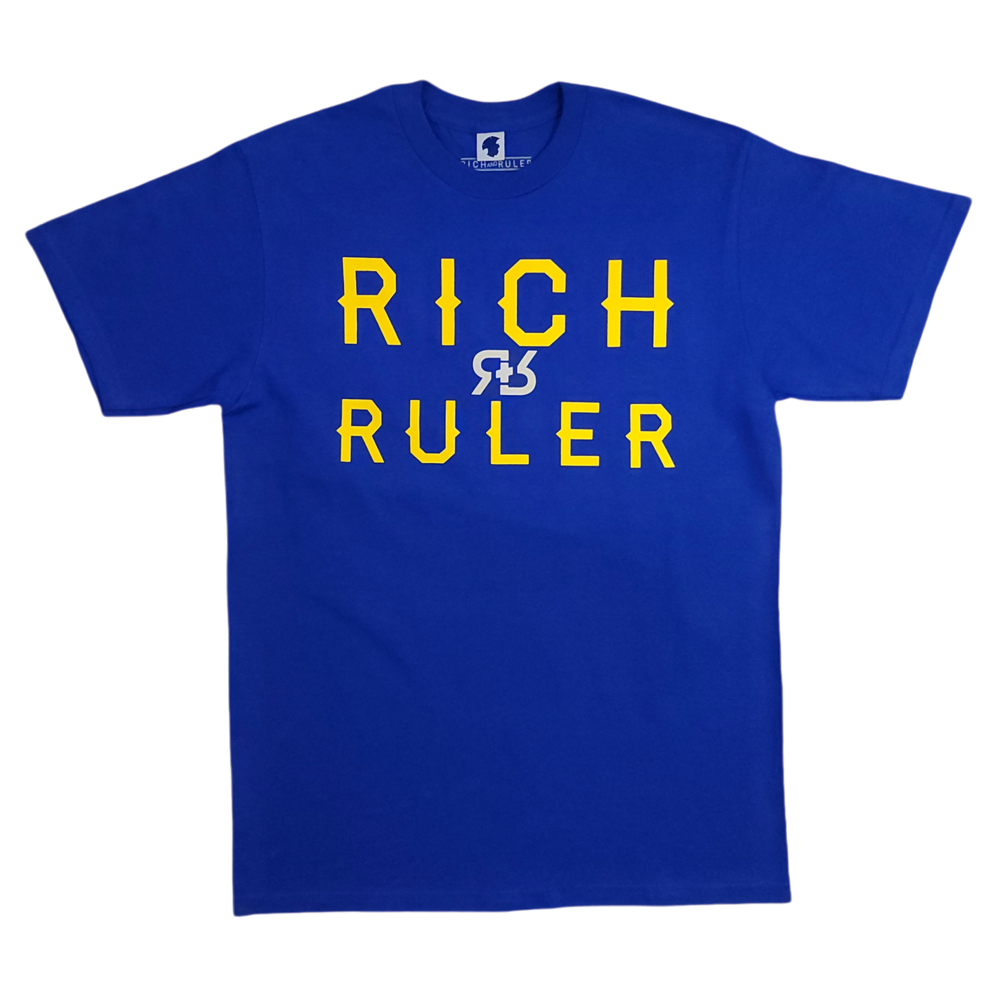 RR FACE THE LOGO TEE 2 (ROYAL|YELLOW)