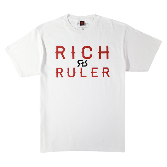 RR FACE THE LOGO TEE (WHITE)