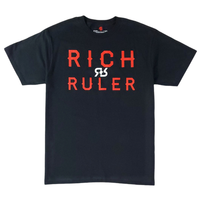 BOYS RR FACE THE LOGO TEE (BLACK SAUCE)