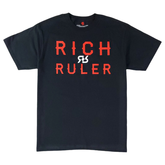 RR FACE THE LOGO TEE (BLACK SAUCE)