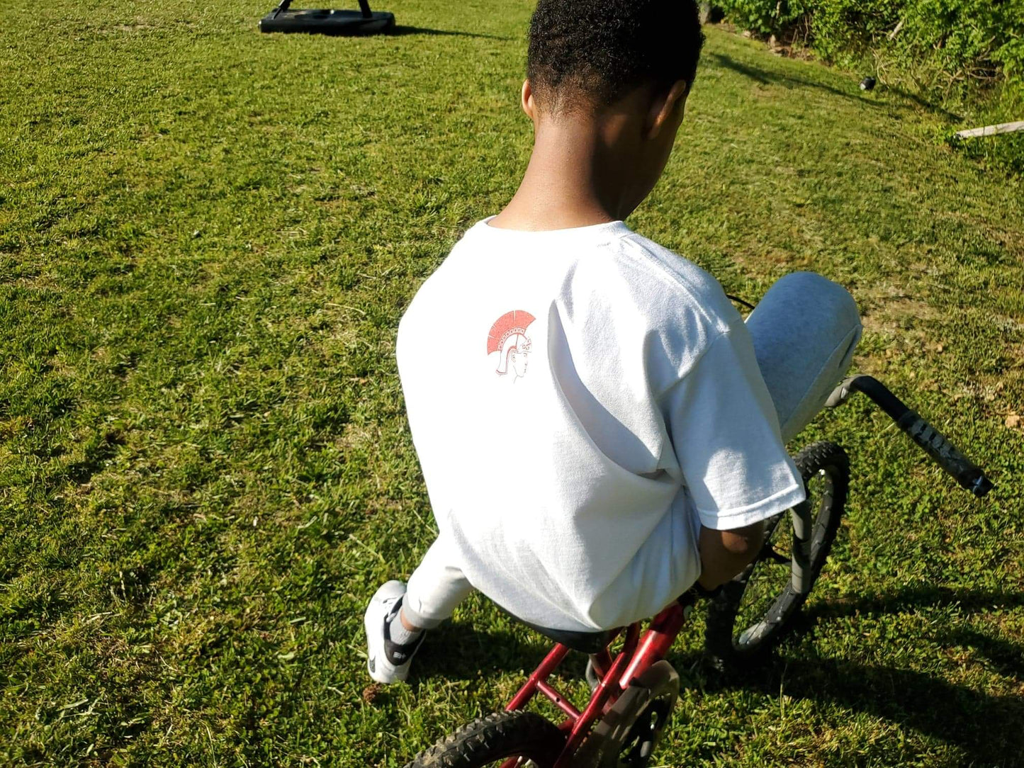 BOYS RR FACE THE LOGO TEE (WHITE SAUCE)